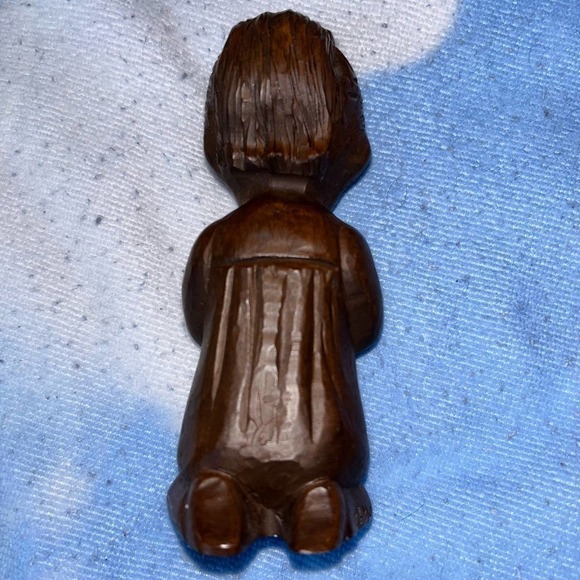 Vintage 1987 Red Mill Manufacturing Resin Praying Child - Picture 3 of 7
